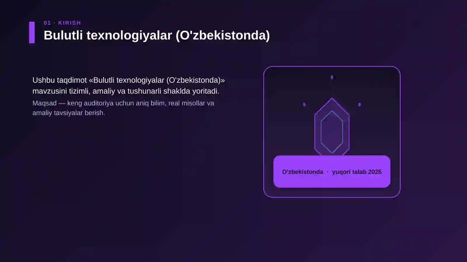 Bulutli texnologiyalar (O'zbekistonda) 3