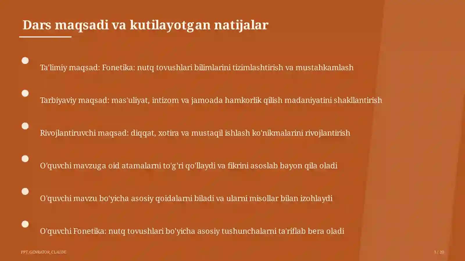 Fonetika: nutq tovushlari (5-sinf) 3