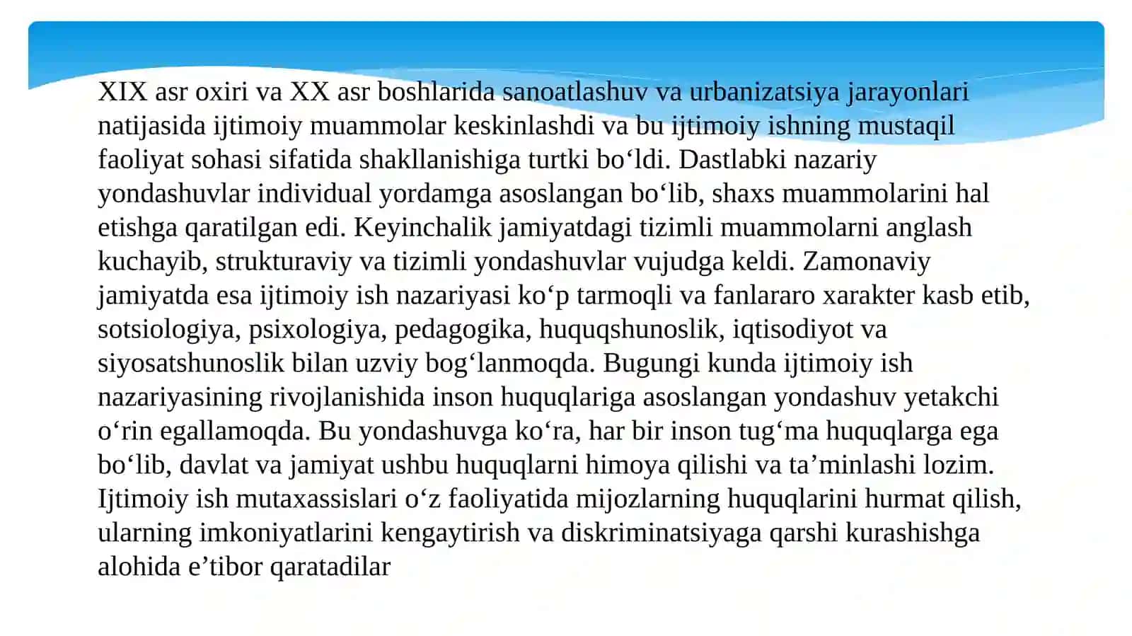 Zamonaviy jamiyatda ijtimoiy ish nazariyasining rivojlanish tendensiyalari 3