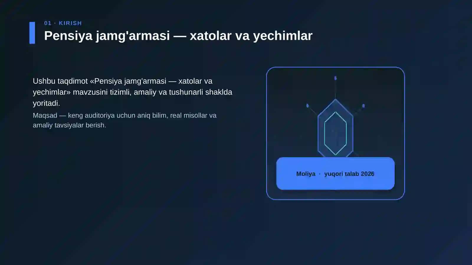 Pensiya jamg'armasi — xatolar va yechimlar 3