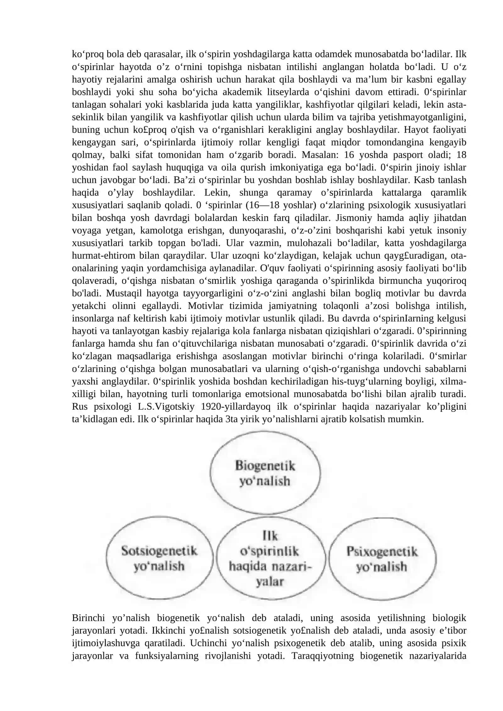 Ilk o‘spirinlik va yoshlik davrida psixik rivojlanish xususiyatlari 3