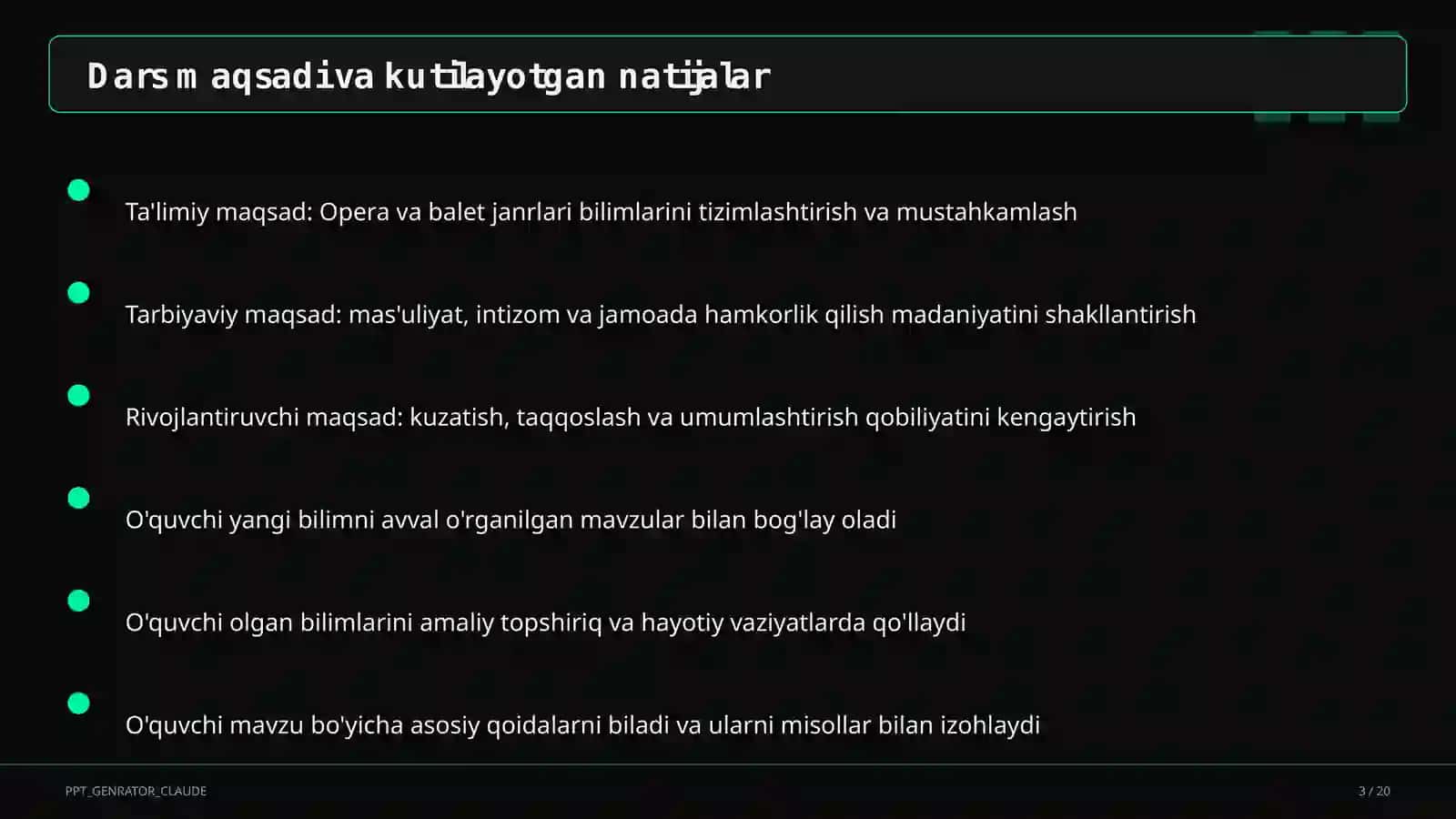 Opera va balet janrlari (6-sinf) 3