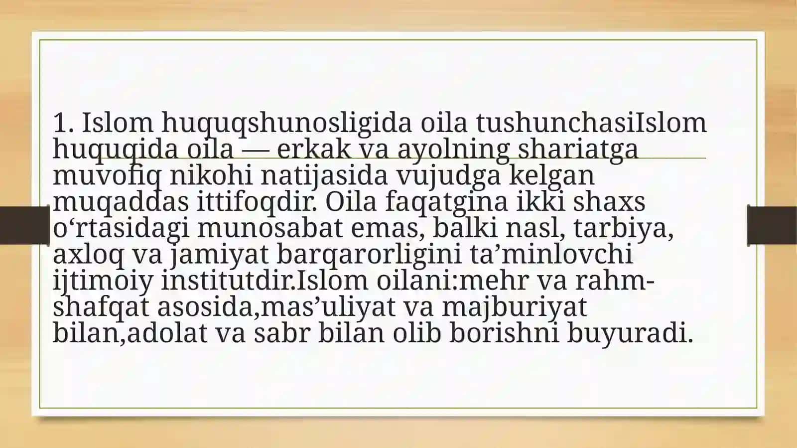 Islom huquqshunosligida nikoh oila taloq idda zihor tushunchalari 3