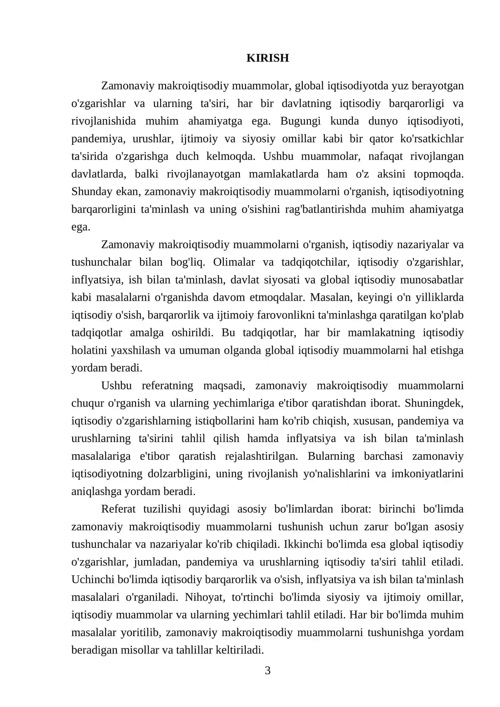 Zamonaviy makroiqtisodiy muammolar 3