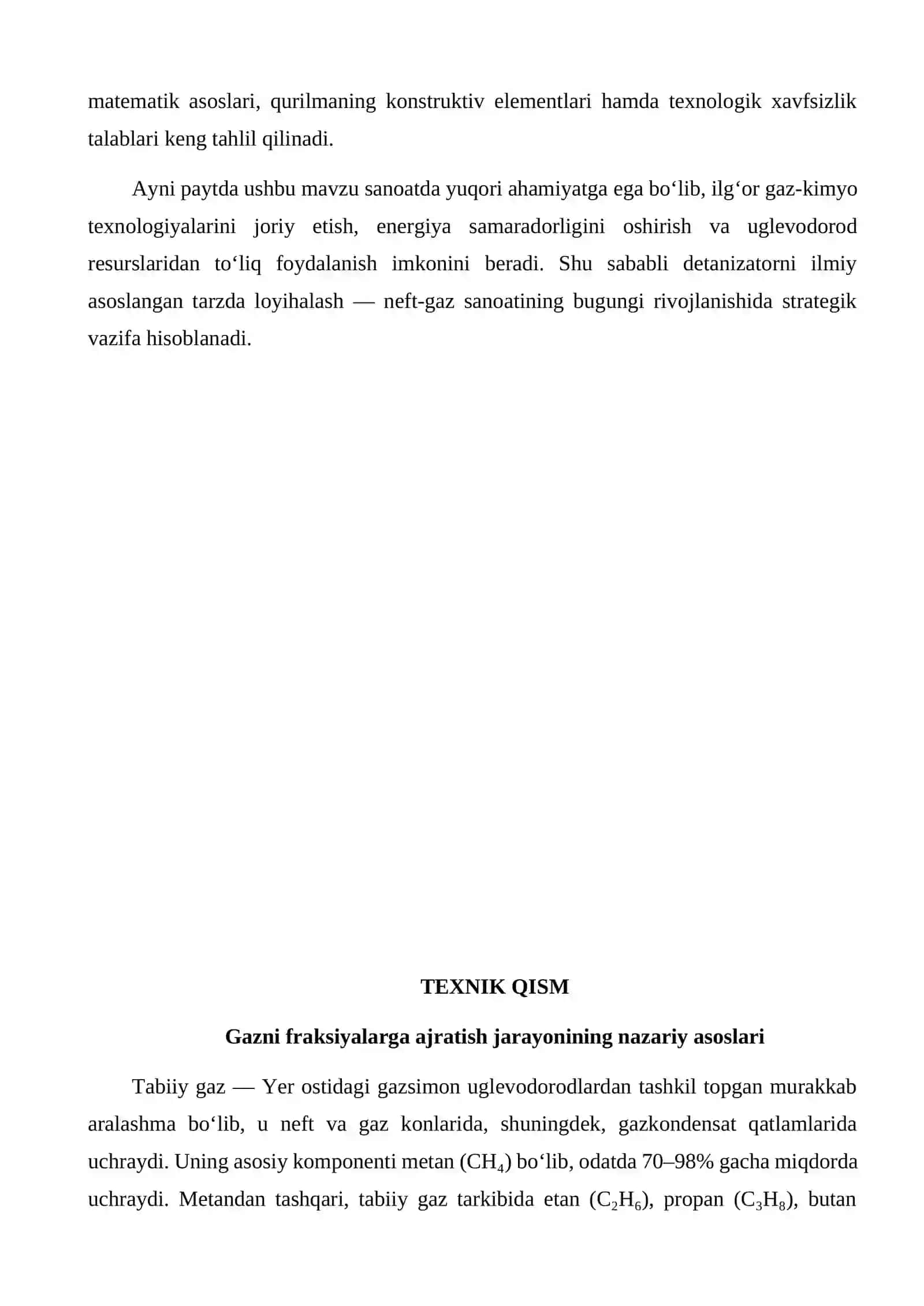 Gaz fraksiyalarga ajratish 3