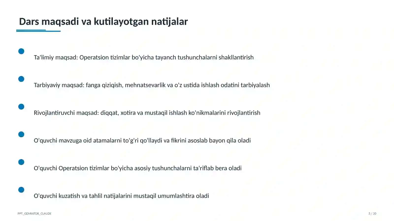 Operatsion tizimlar (6-sinf) 3