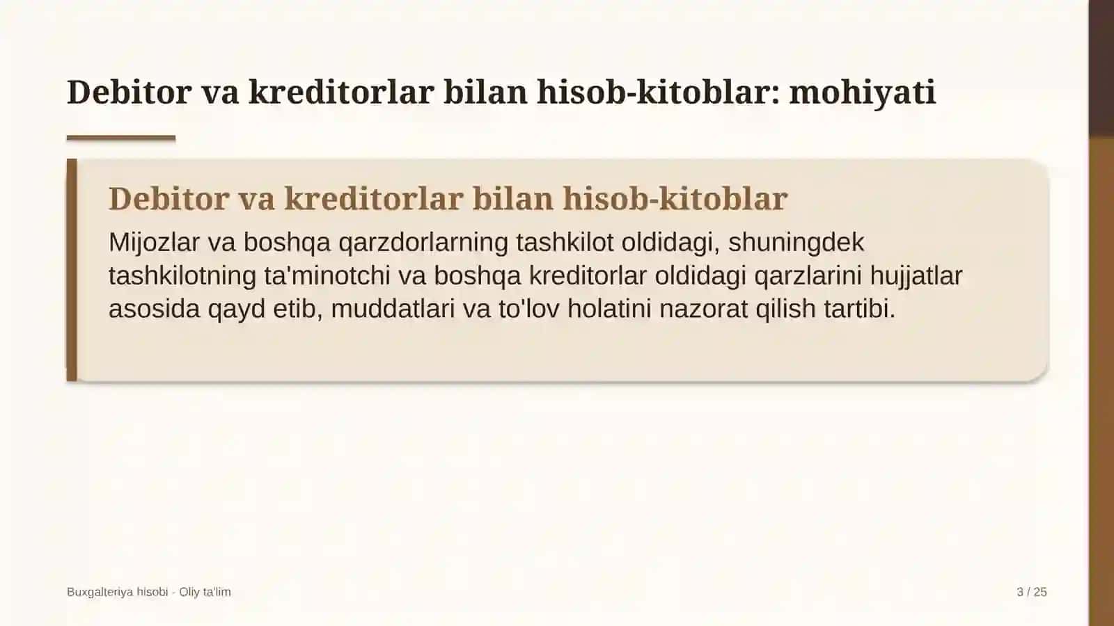 diagnostika markazlarida debitor va kreditorlar bilan hisob kitoblar hisobi 1837 3