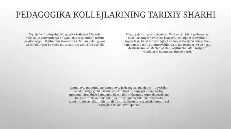 Pedagogika Kollejida Tarbiyaviy Ishlarining Mazmuni 3