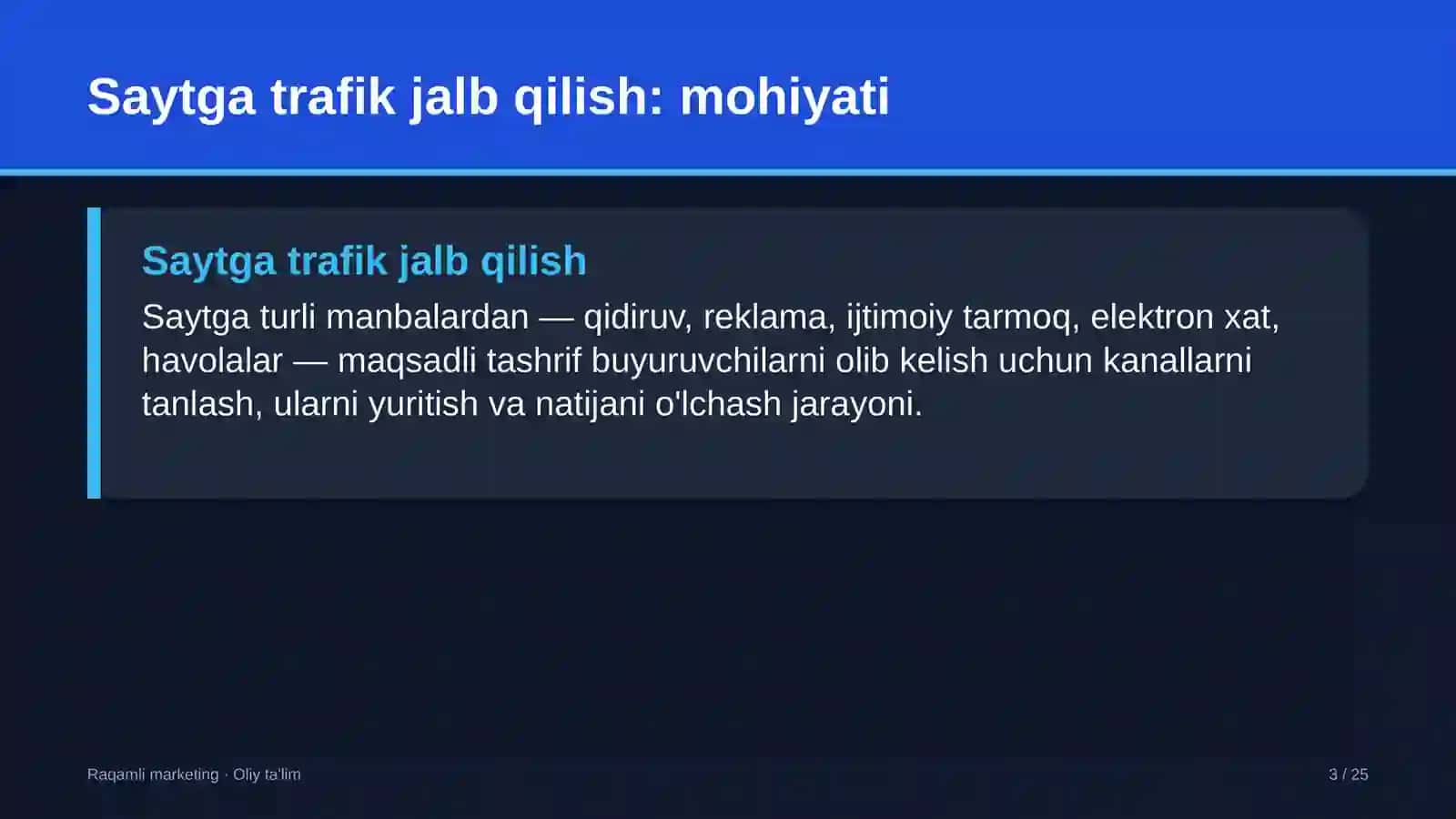 yakka tartibdagi uy joy qurilishida saytga trafik jalb qilish 1154 3