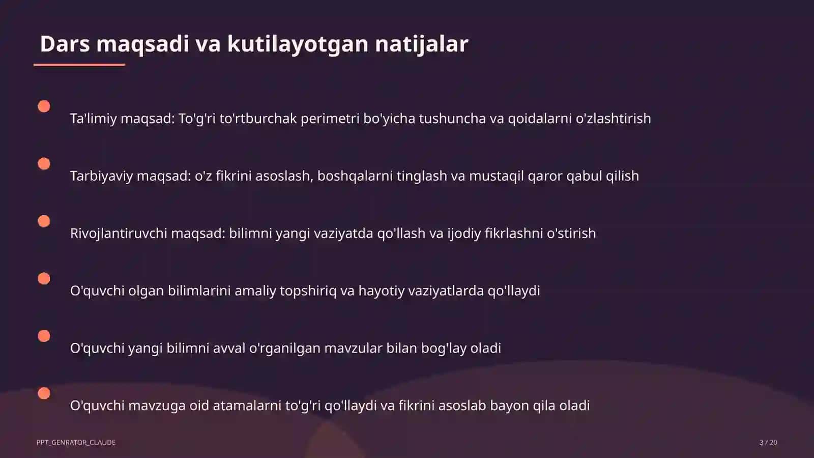 To'g'ri to'rtburchak perimetri (2-sinf) 3