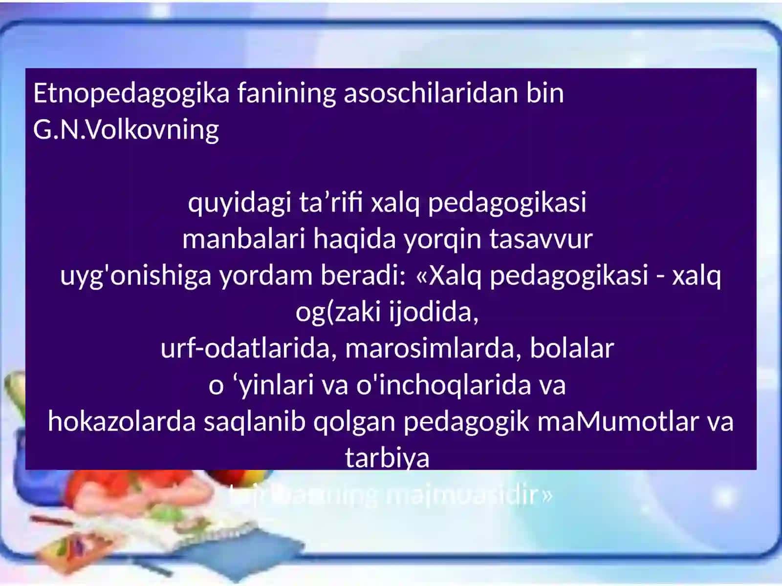 xalq pedagogikasi fanining maqsad va vazifalari 3