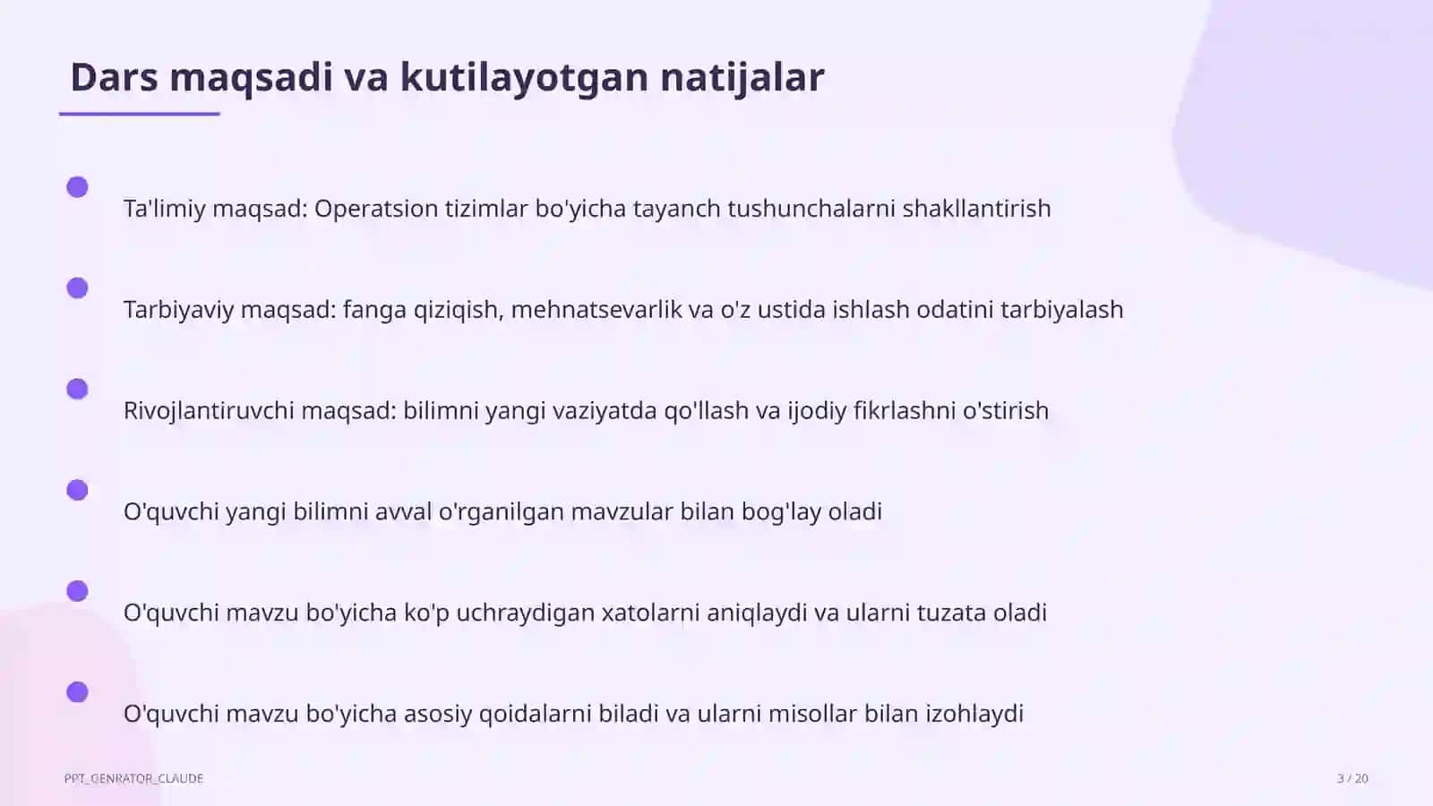Operatsion tizimlar (6-sinf) 3