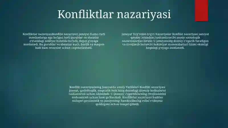 Jamiyat Tögrisidagi Asosiy Nazaryalari 3