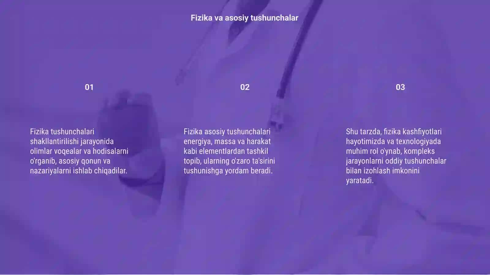 Fizika tushunchalarni shakllantirish 3