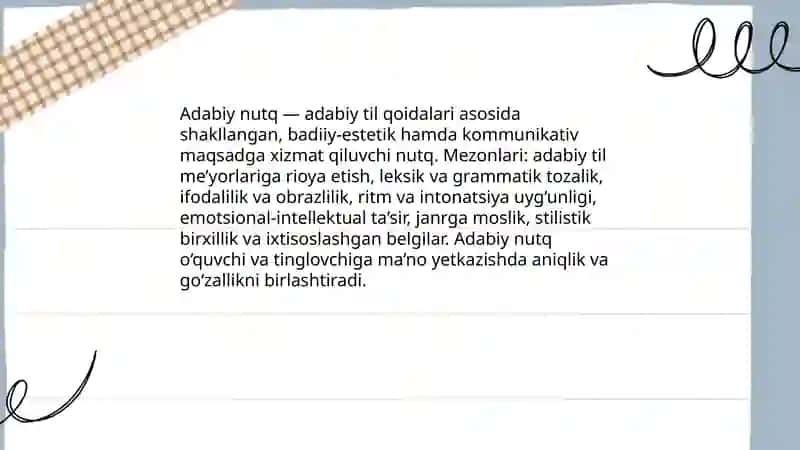 Adabiy nutq va uning uslublari 3