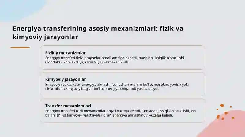 Energiya almashnuvining boshqarilishi 3