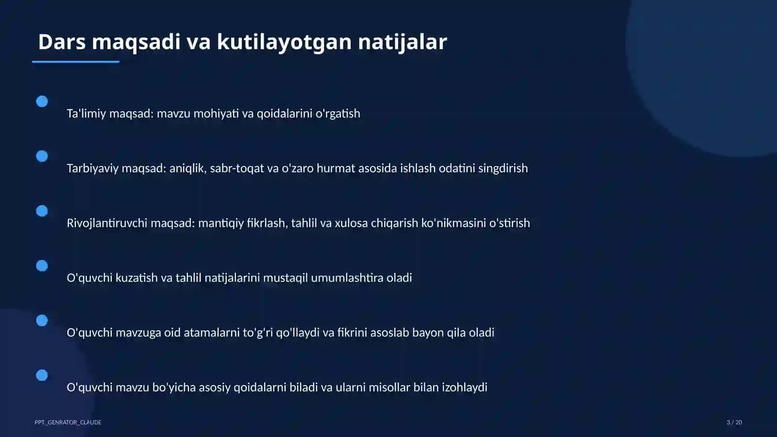 Informatika va axborot texnologiyalari (5– 11)- metodik birlashma uchun 3