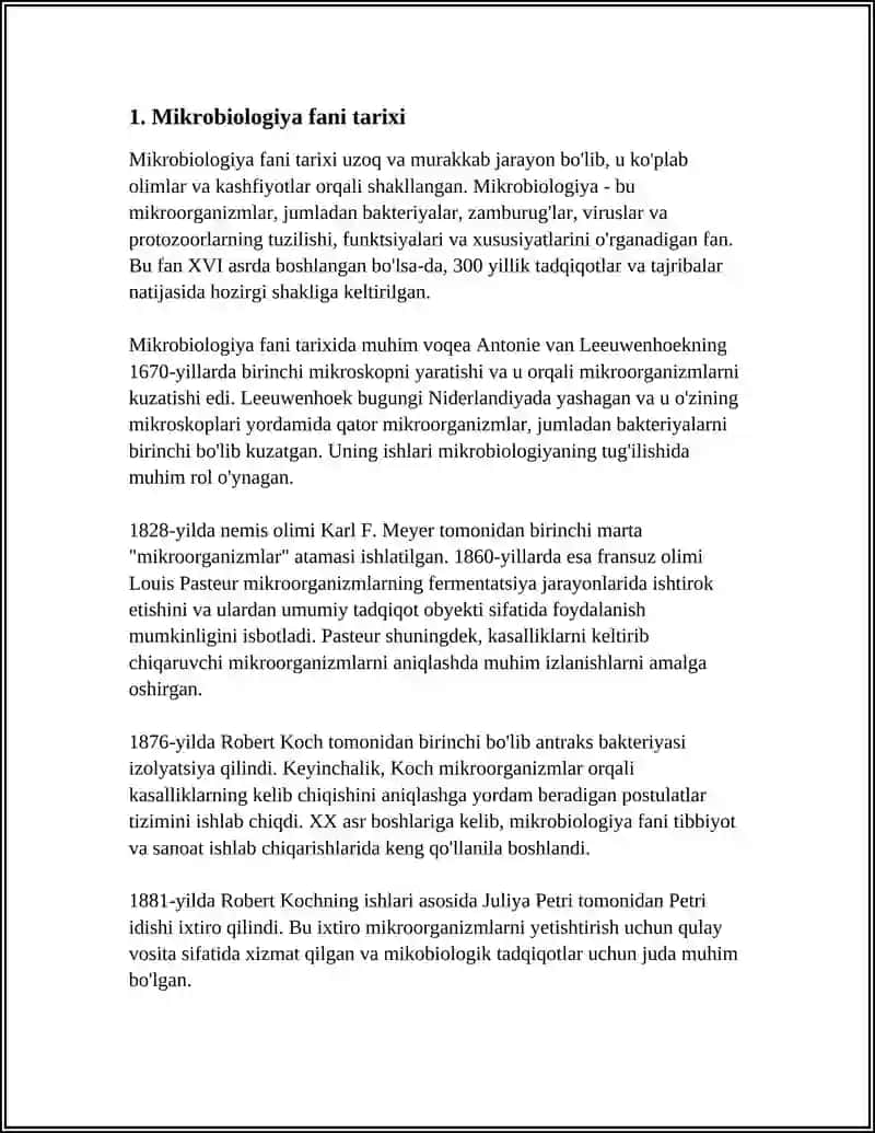 MIKROBIOLOGIYA FANI VA UNING VAZIFALARI 3