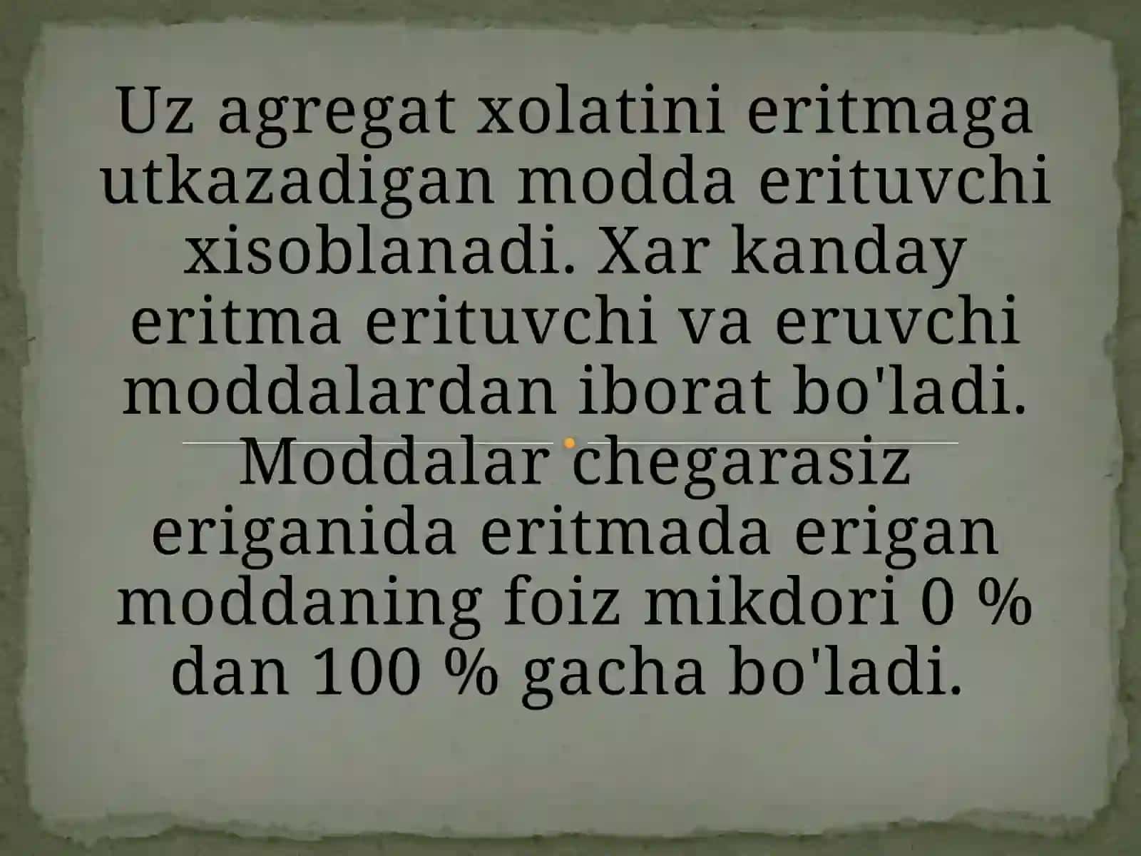 ERITMALAR va ULARNING HOSIL BO`LISHI TUG`RISIDAGI NAZARIYASI 3