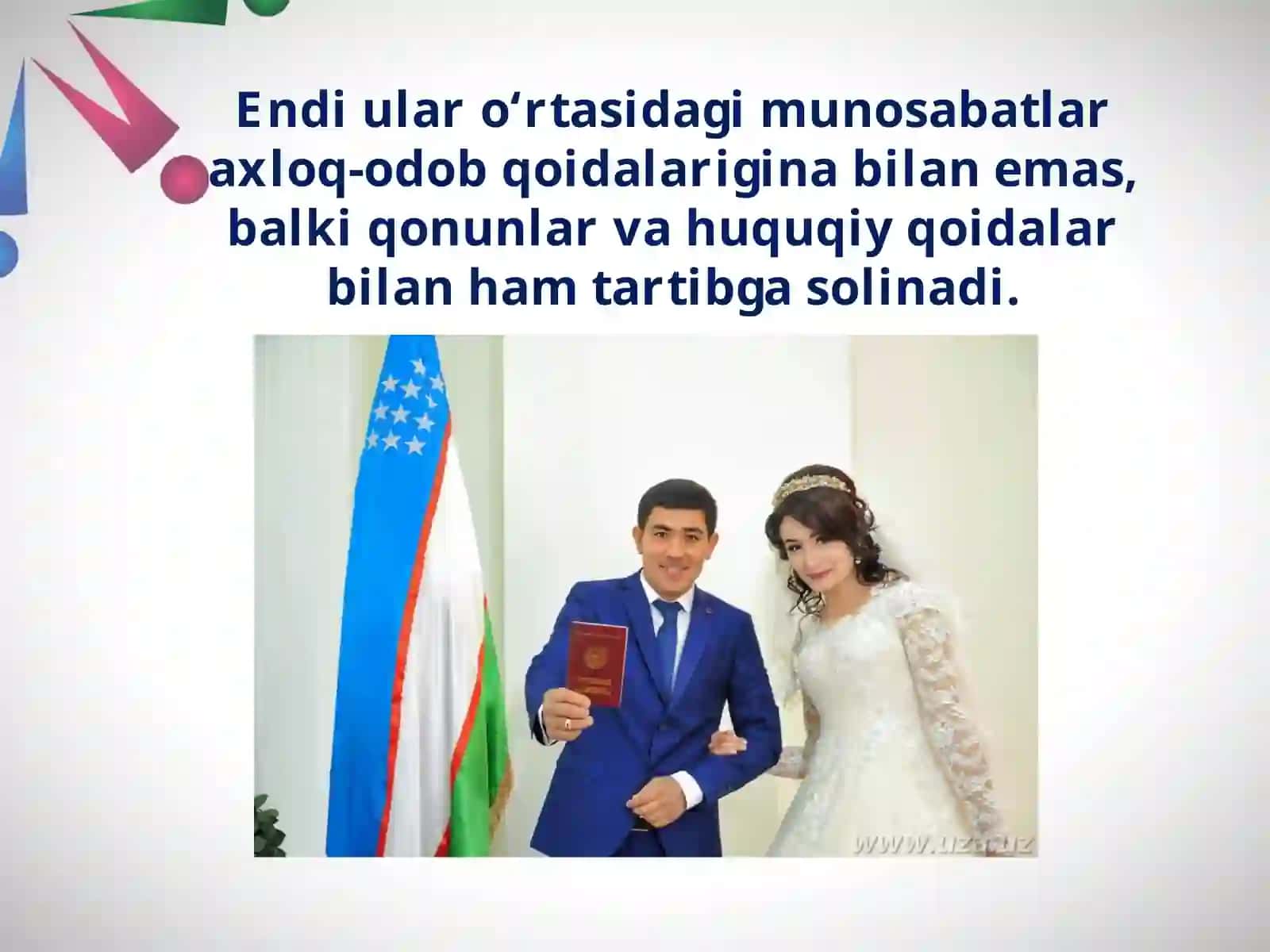 Er-xotinning shaxsiy huquq va majburiyatlari 3
