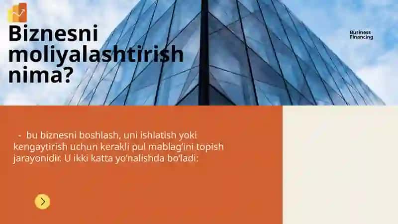 Biznesni moliyalashtirish 3