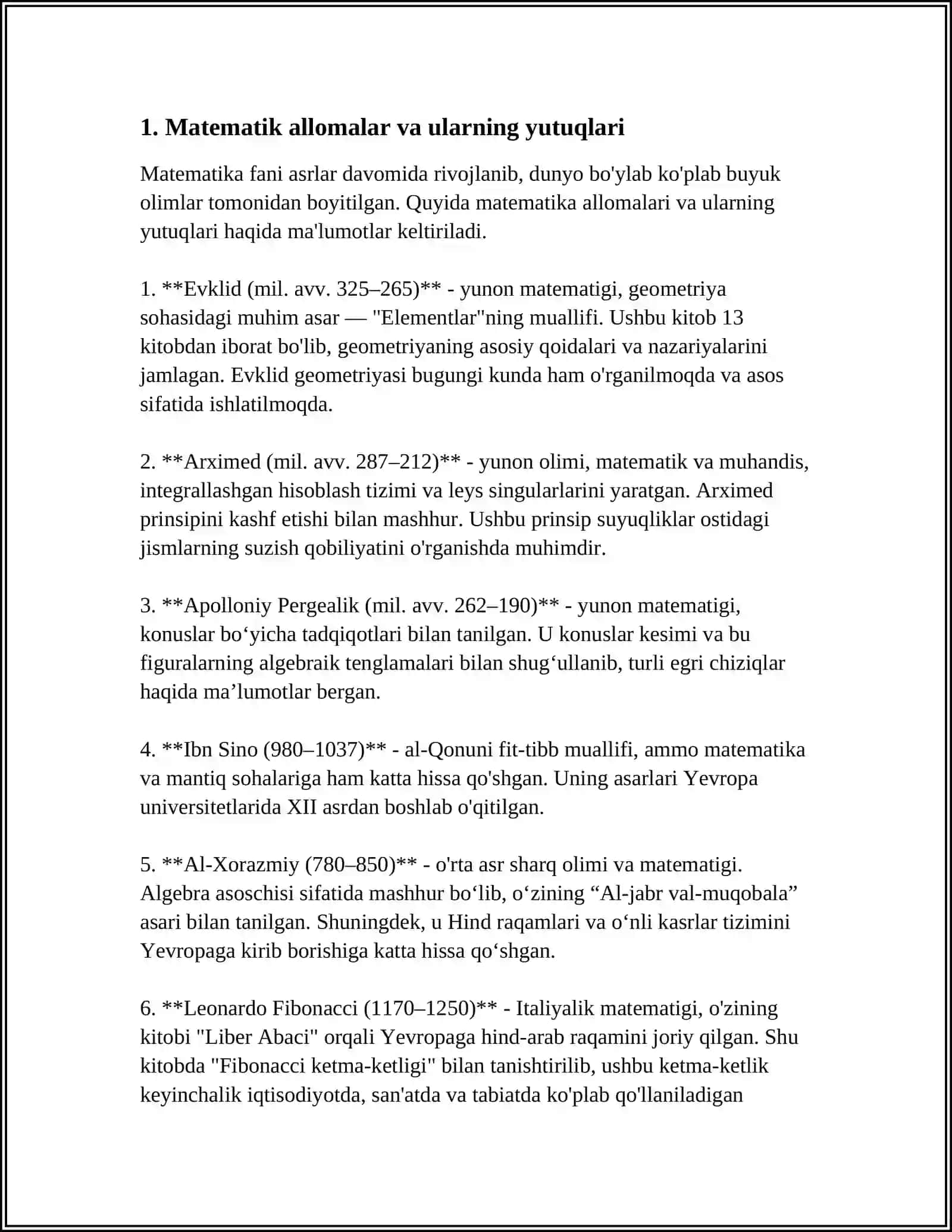 MATEMATIK ALLOMALAR TARIXI 3