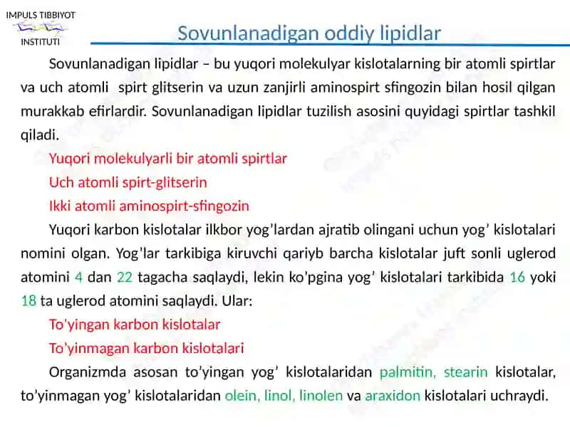 Lipidlar 3