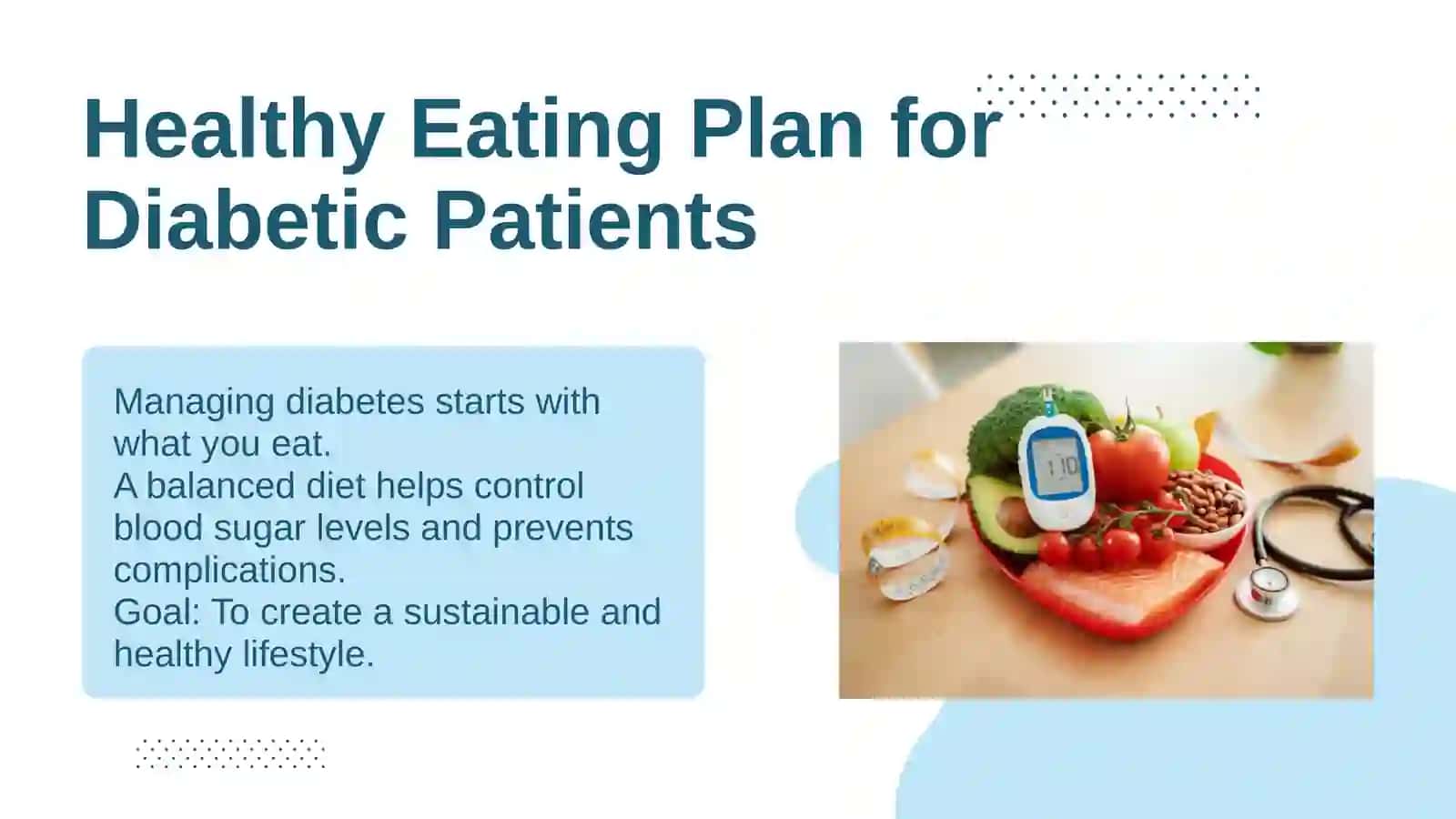 Make a healthy eating plan for diabetic patients 3
