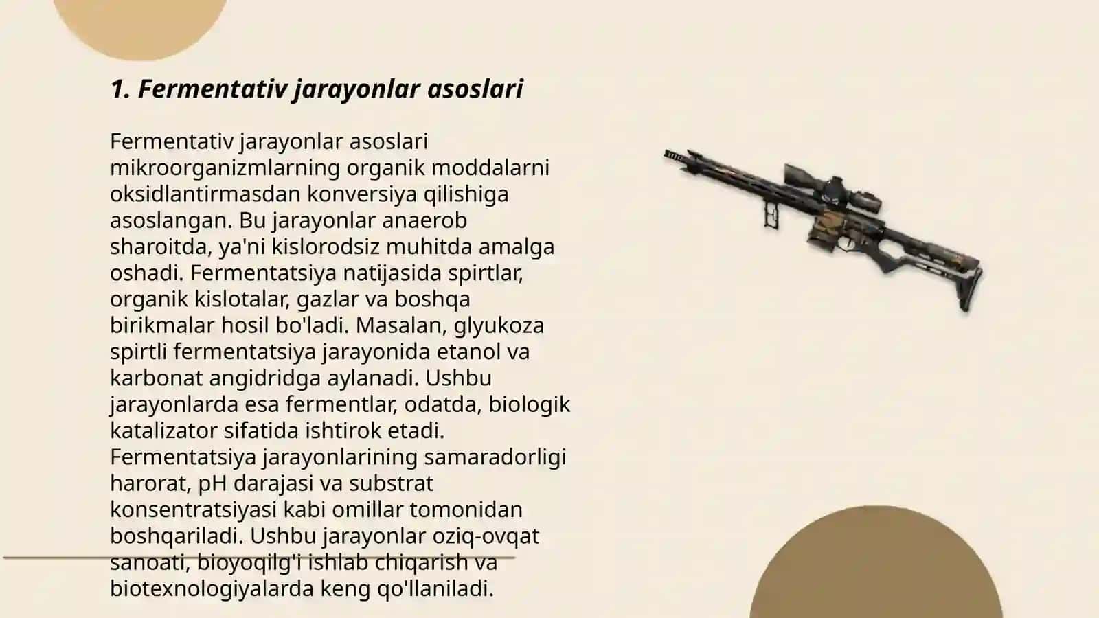 Fermentativ jarayonlar kinetikasi 3