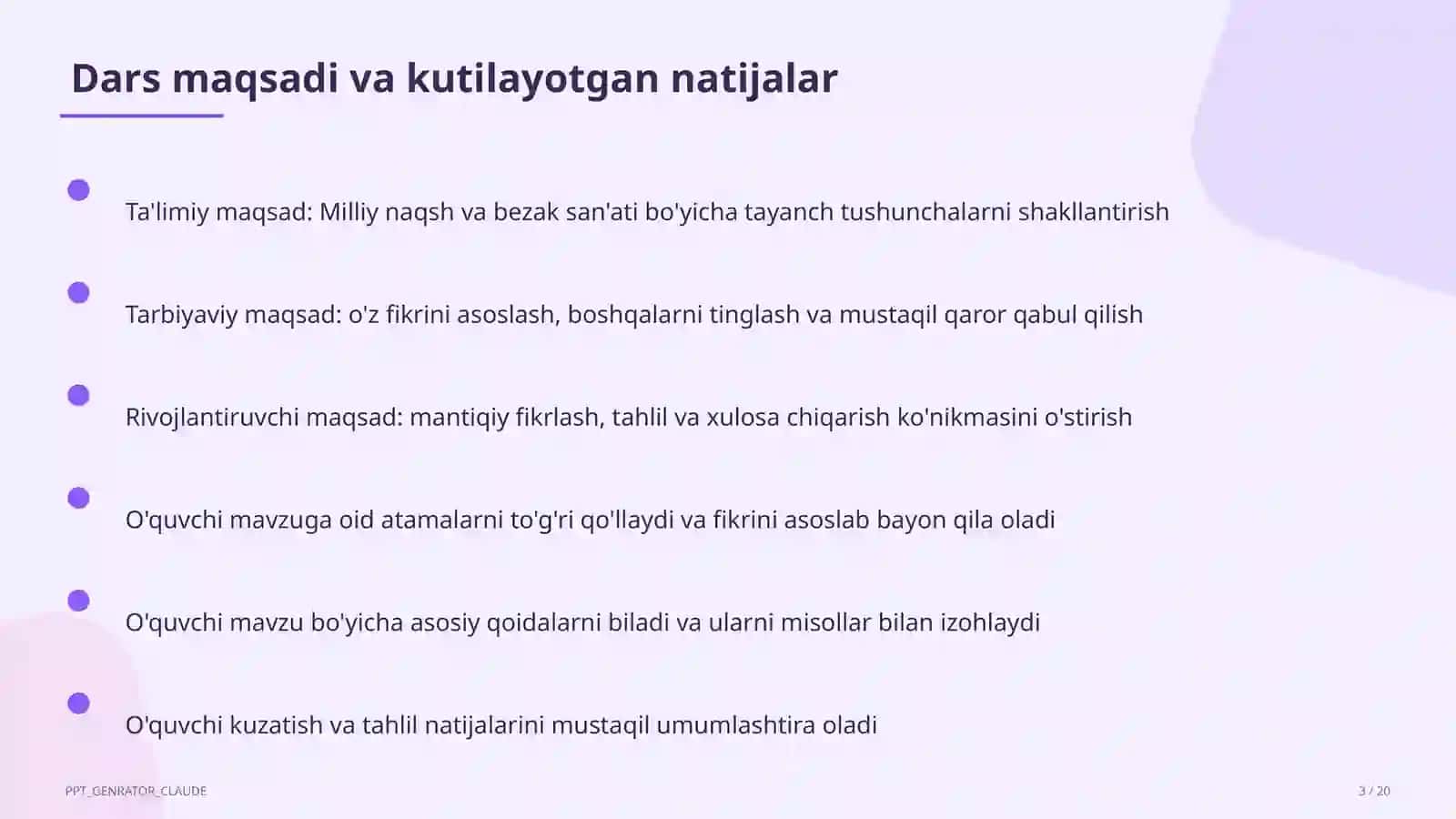 Milliy naqsh va bezak san'ati (3-sinf) 3
