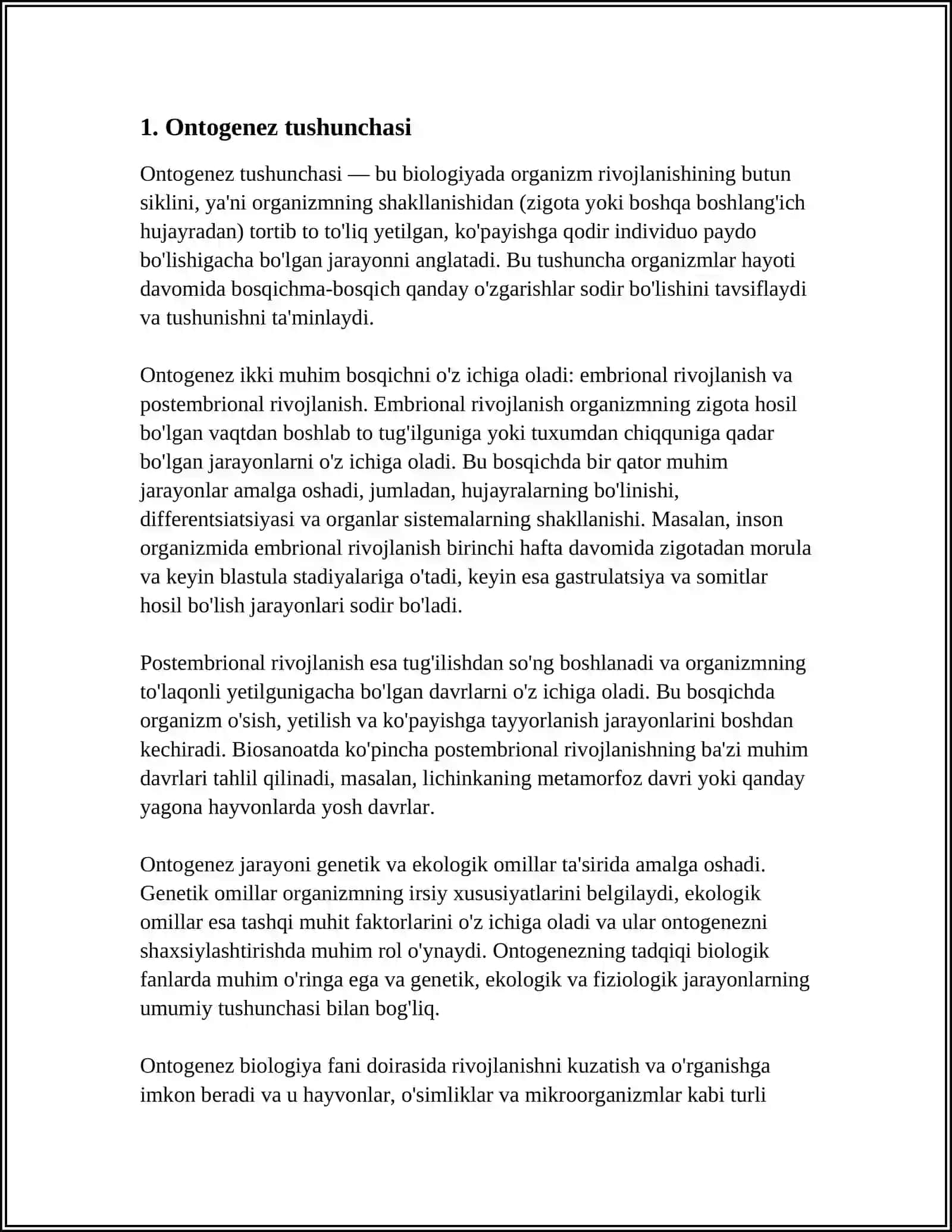 INSON PSIXIKASINI ONTOGENEZDA RIVOJLANISHI 3