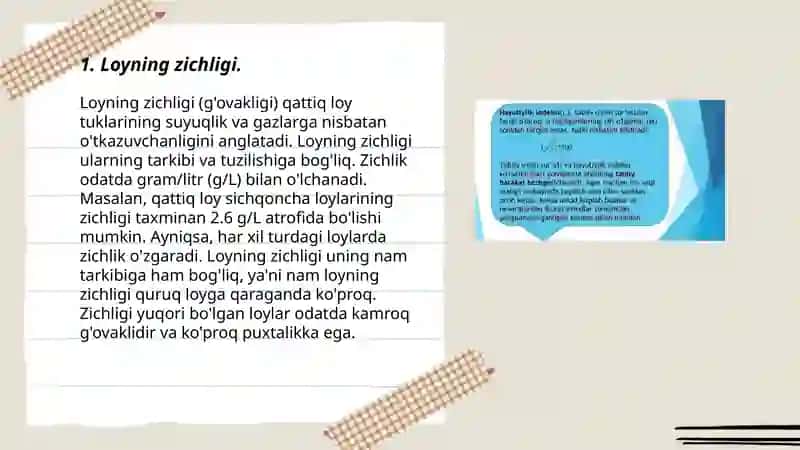 Loyli gruntning fizikaviy korsatkichlarini aniqlash 3