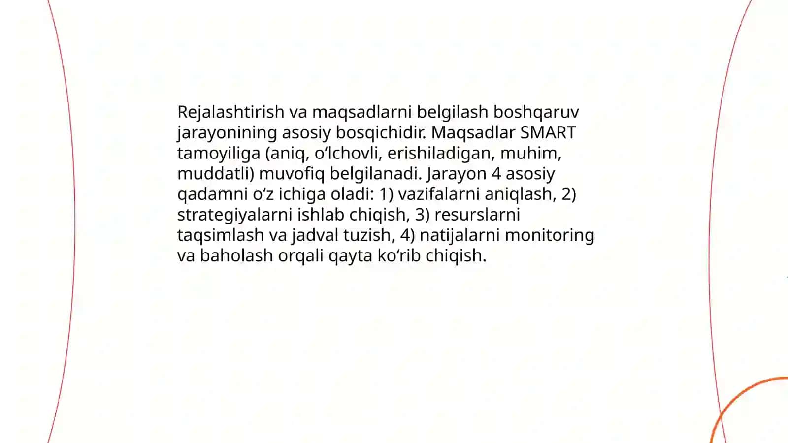 Jarayonni menejerlik qilish 3