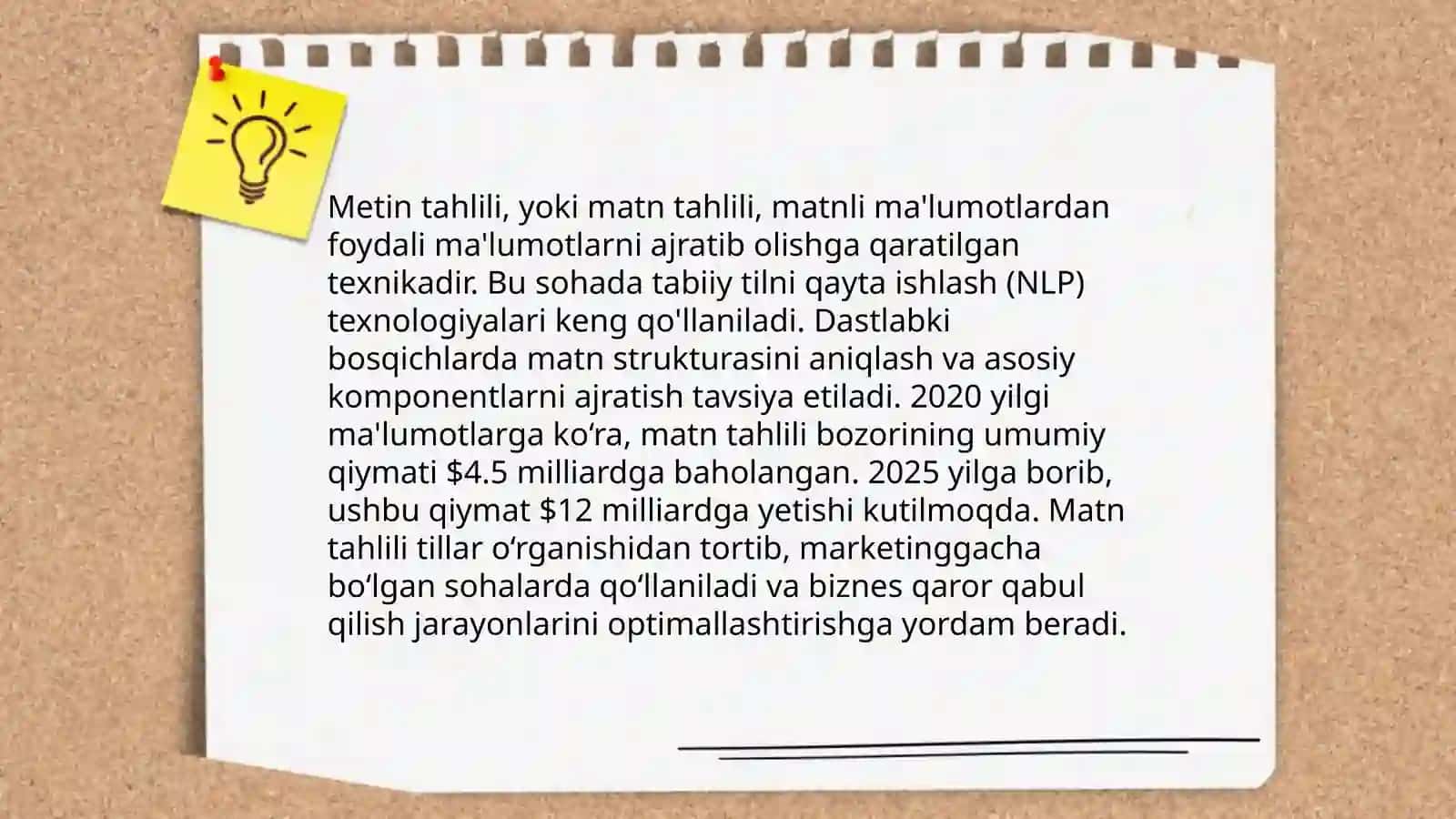 Metin tahlili 3