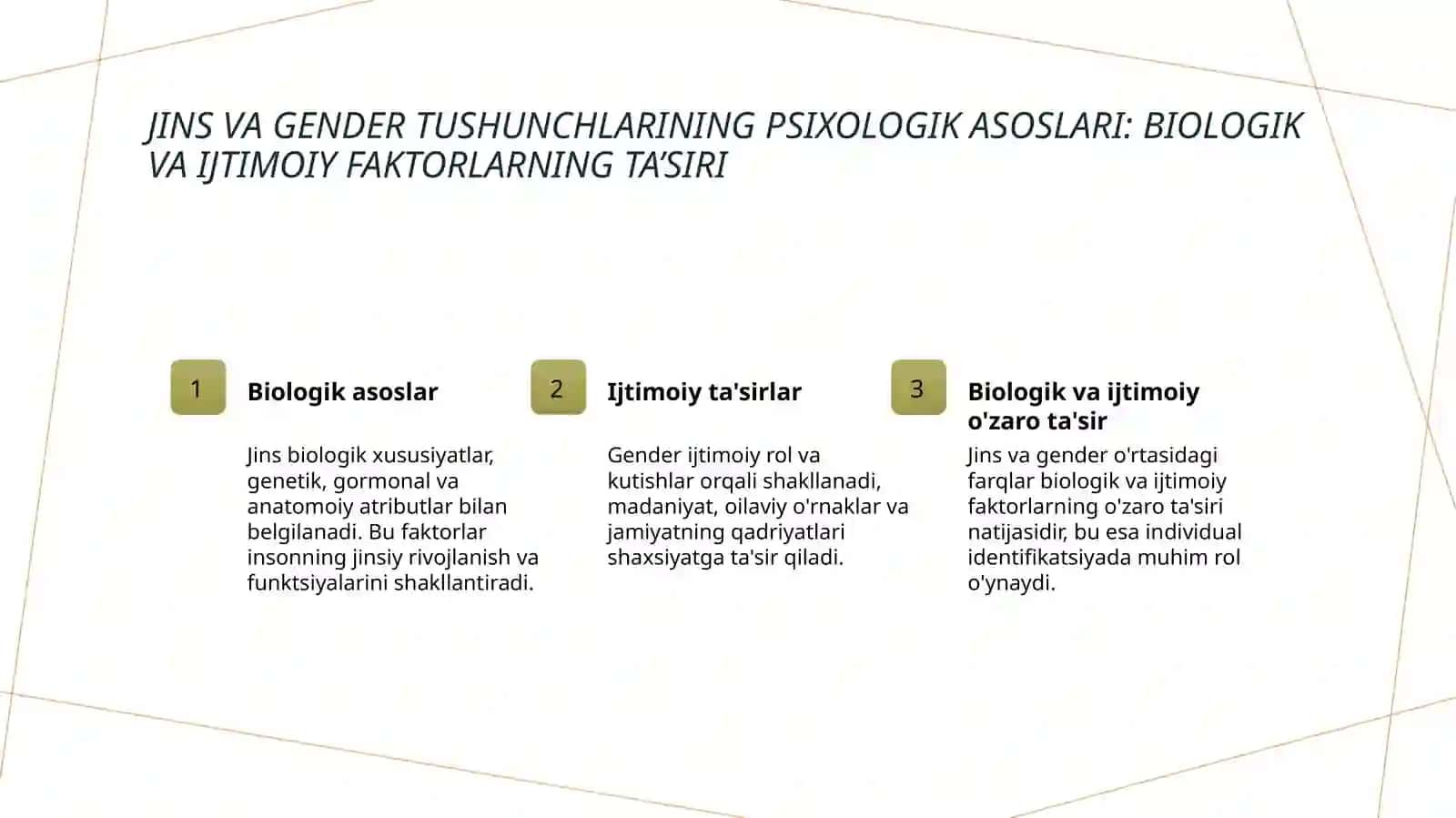 Jins va gender tushunchalarining psixologik tafovutlari 3