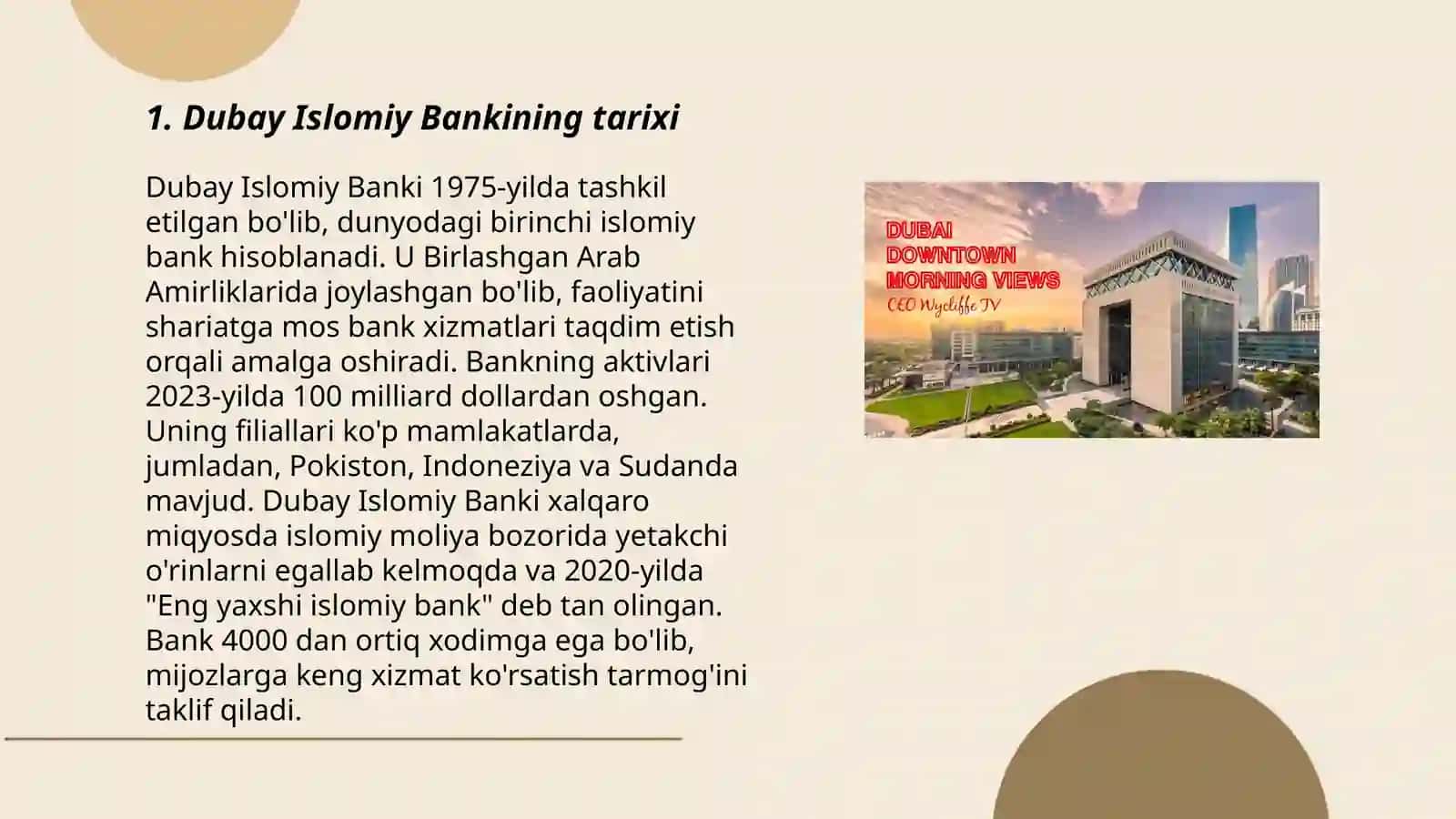 Dubay Islomiy Banki 3