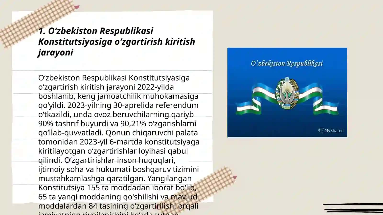 Konstitutsiyaviy huquq fanidan tayyorlagan taqdimoti 3