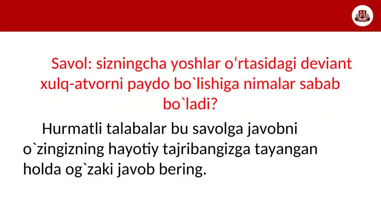 Yoshlar o‘rtasidagi deviant xulq-atvor profilaktikasi 3