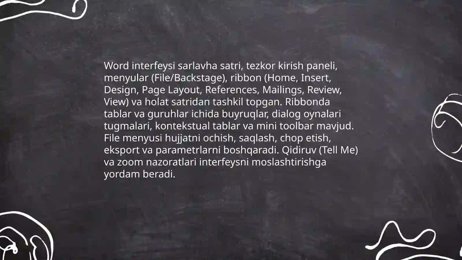 Word dasturida ishlash 3