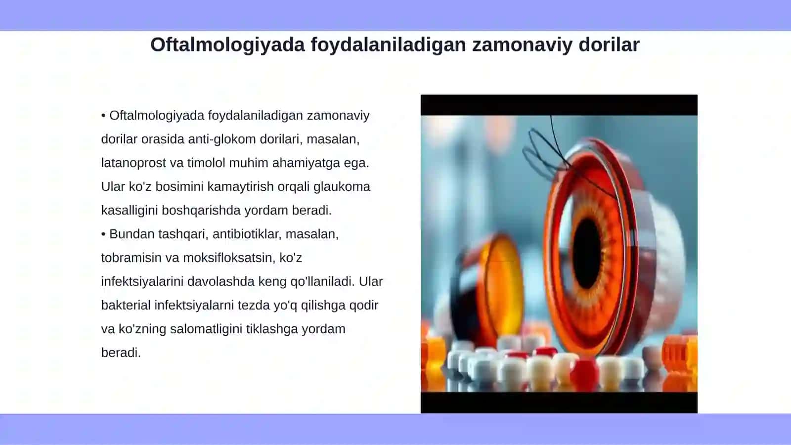 Oftalmologiya va otolaringologiyada qo'llaniladigan zamonaviy preparatlar 3