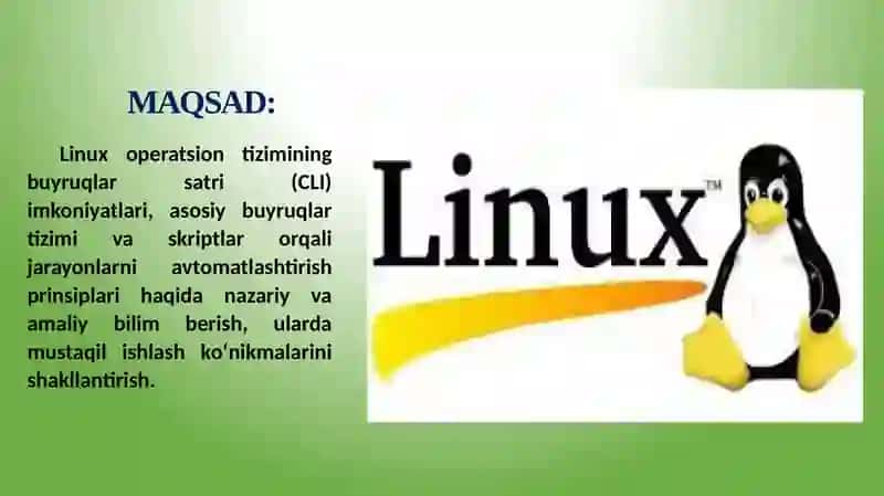 Linux Operatsion Tizimi 3