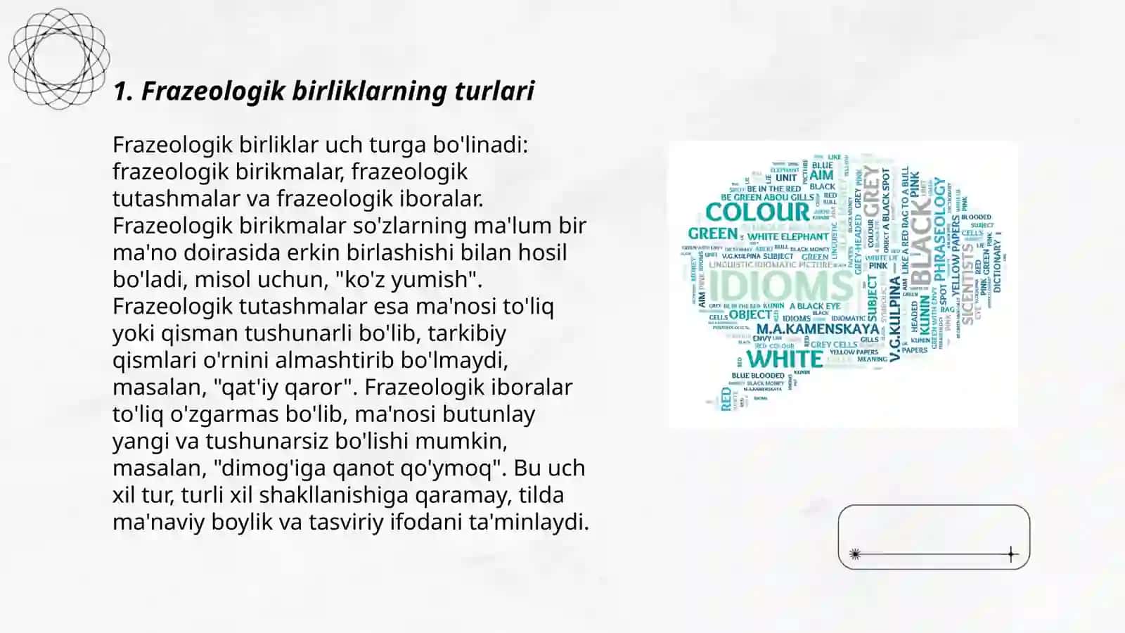 Frazeologik lugʻatga taqdimot 3