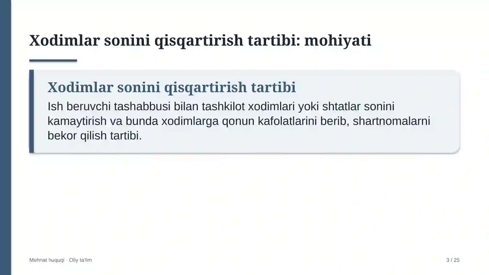 Chegara qo'shinlarida xodimlar sonini qisqartirish tartibi 3