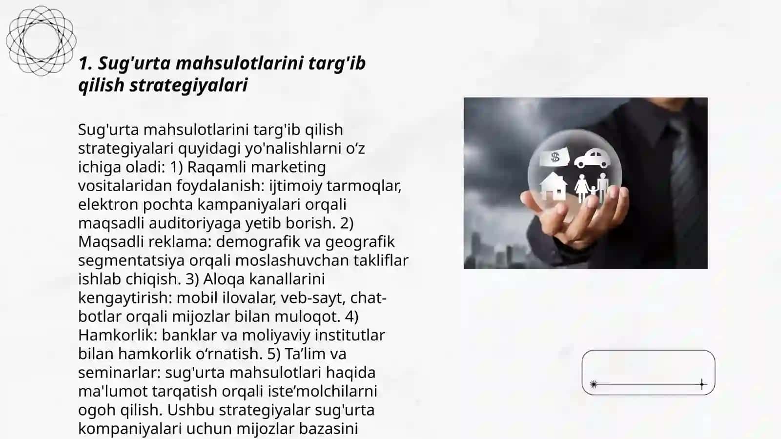 Sug'urta marketingi instrumentlari 3