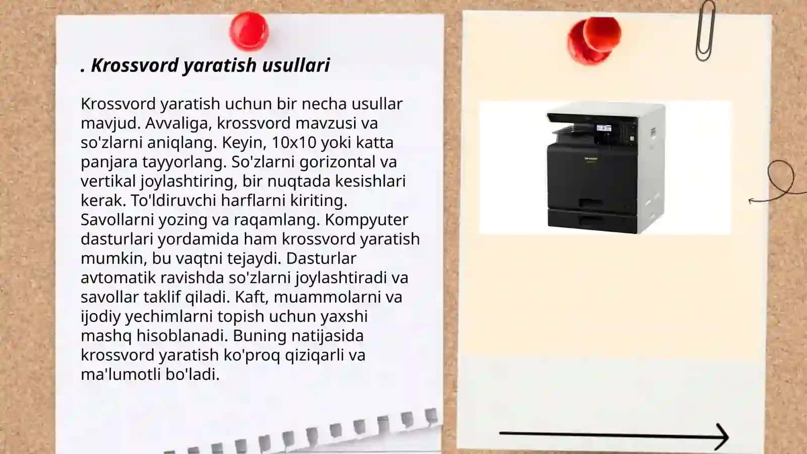 Mavzu: Krossvord, Skanvord, Kliptografiya 3