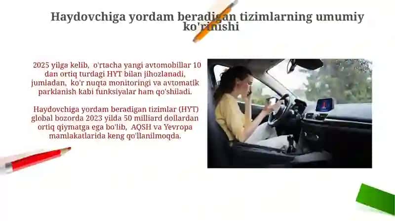 Haydovchiga yordam beradigan tizimlar 3