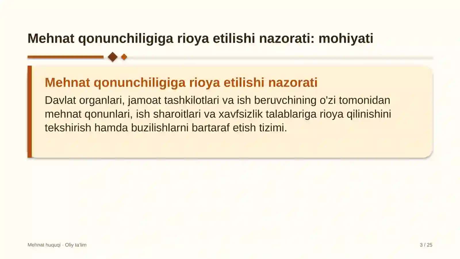 Dasturiy ta'minot ishlab chiqish kompaniyalarida mehnat qonunchiligiga rioya etilishi ustidan nazorat 3