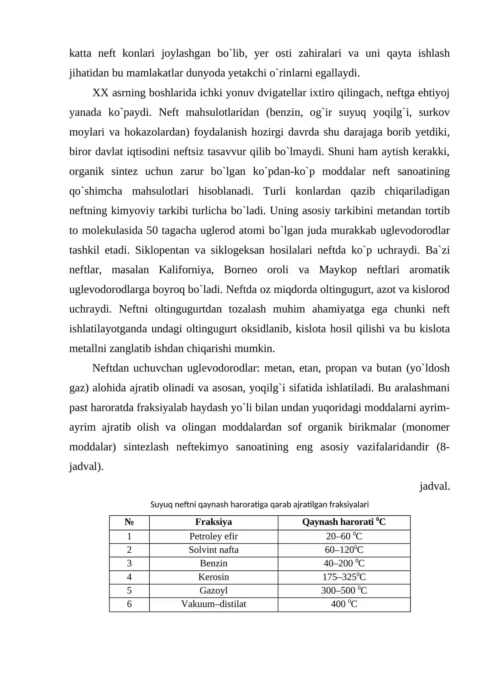 Neft va gazning umumiy xossalari 3