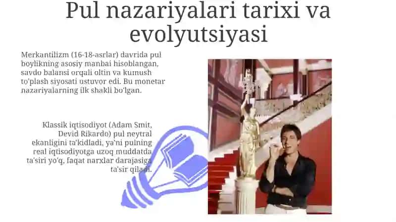 Pulnazariyalari: Asosiy yo'nalishlar va tarixiy rivojlanish 3