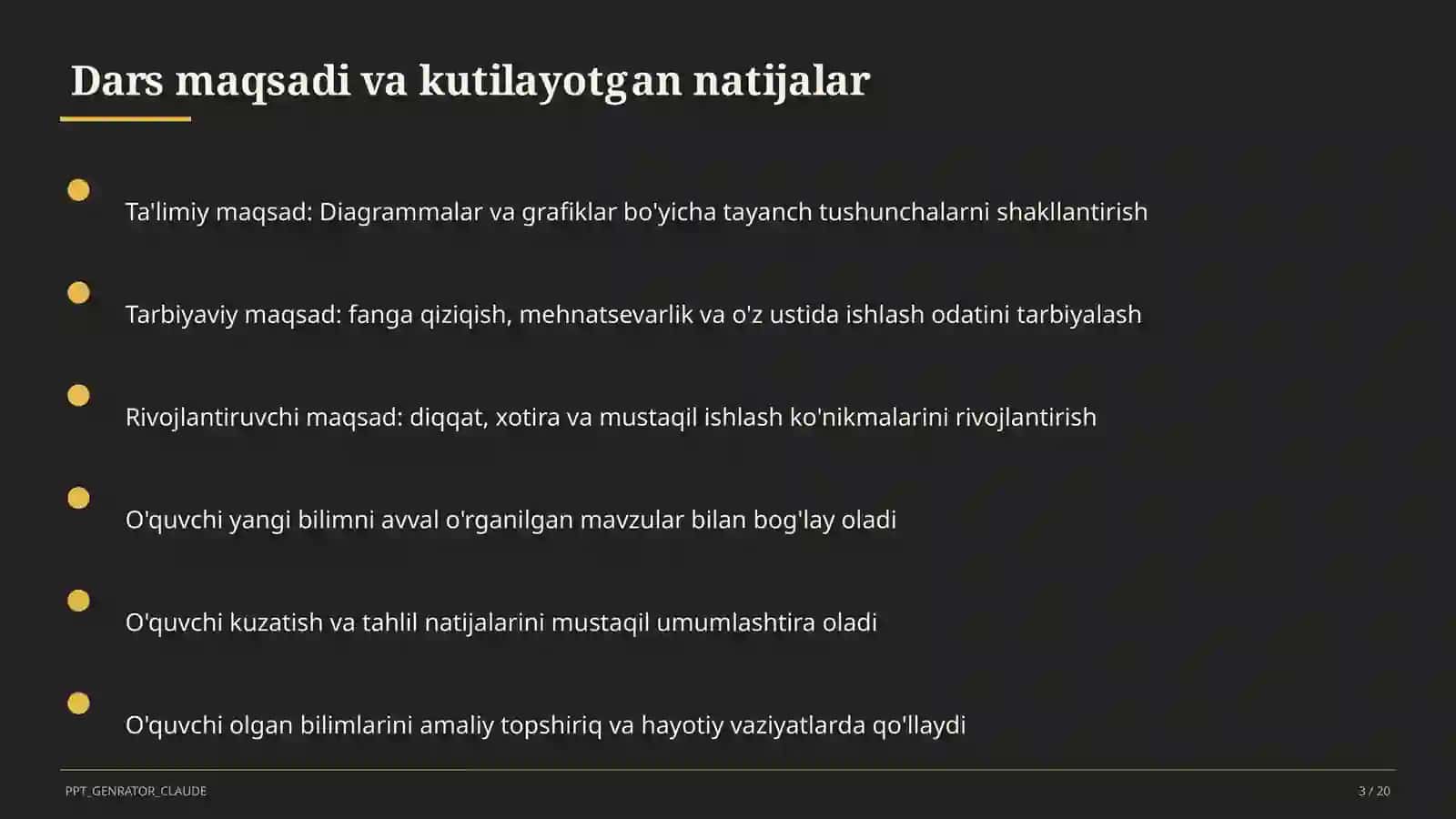 Diagrammalar va grafiklar (6-sinf) 3